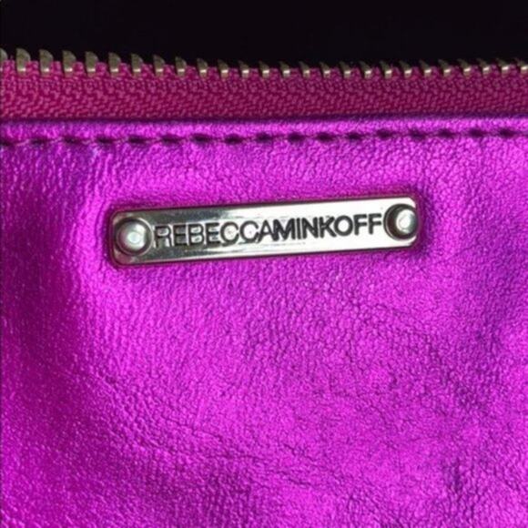 Rebecca Minkoff Metallic Magenta Skinny Pouch - Picture 8 of 8